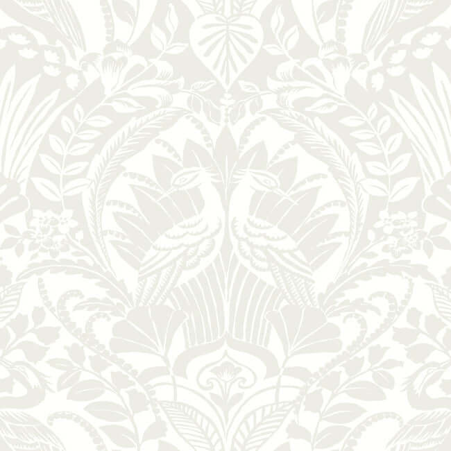 egret-damask-white-cream-wallpaper-york-wallcoverings-bw3932 - York Wallpaper Wallpaper