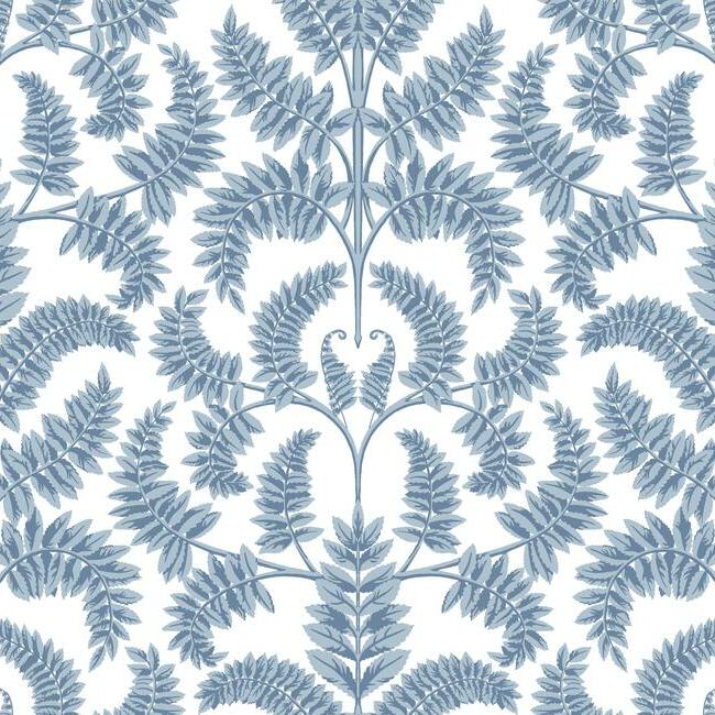 royal-fern-damask-wallpaper-blue-york-wallcoverings-dm4962