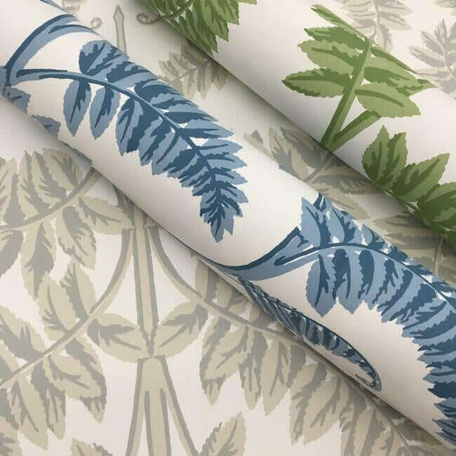 royal-fern-damask-green-wallpaper-york-wallcoverings-dm4961 - York Wallcoverings Wallpaper
