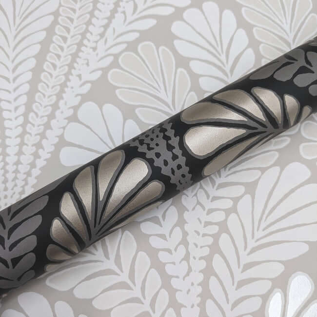 shell-damask-neutral-pearl-wallpaper-york-wallcoverings-bw3952 - York Wallcoverings Wallpaper