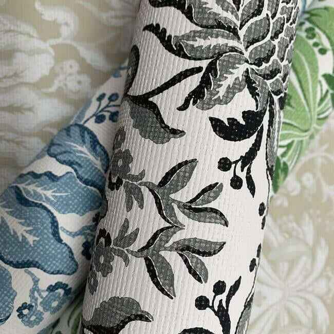 Palmetto Palm Damask Beige Wallpaper - York Wallcoverings - DM5013 - York Wallcoverings Wallpaper