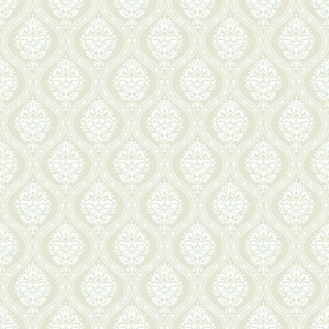 petite-ogee-wallpaper-beige-york-wallcoverings-dm5025 - York Wallcoverings Wallpaper
