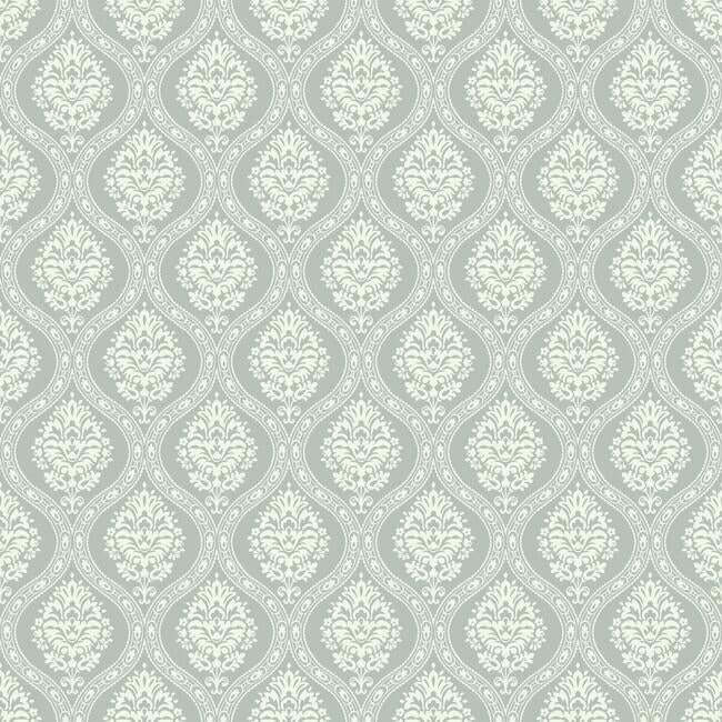 petite-ogee-green-wallpaper-york-wallcoverings-dm5028 - York Wallpaper Wallpaper
