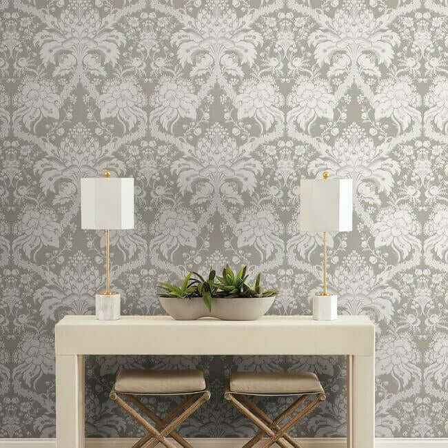 french-artichoke-dam-beige-wallpaper-york-wallcoverings-dm4952 - York Wallpaper Wallpaper