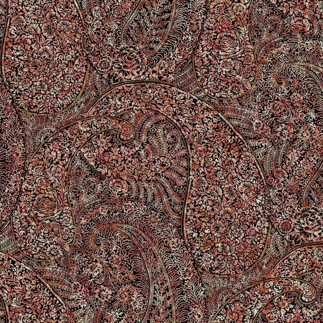 kashmir-dreams-paisley-red-wallpaper-york-wallcoverings-bo6651 - York Wallpaper Wallpaper