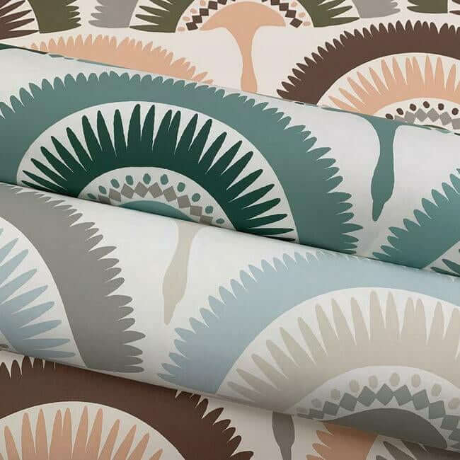 feather-fringe-green-wallpaper-york-wallcoverings-bo6644 - York Wallcoverings Wallpaper