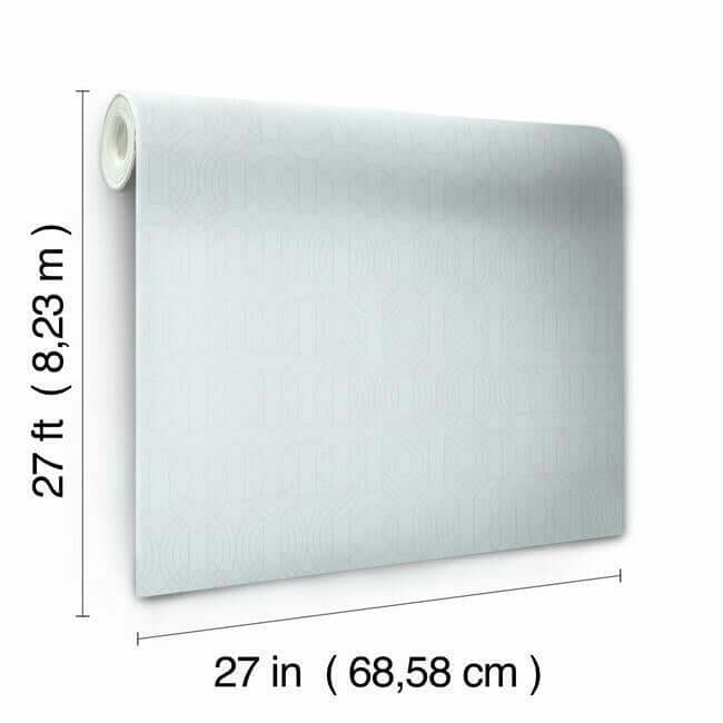 modern-chandelier-wallpaper-light-blue-york-wallcoverings-bo6671 - York Wallcoverings Wallpaper