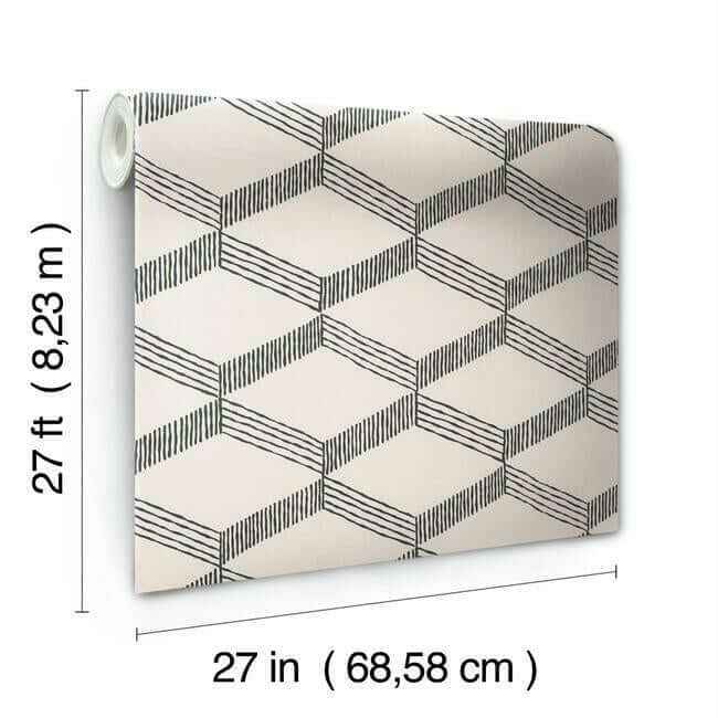 Palisades Paperweave Beige Wallpaper - York Wallcoverings - BO6721 - York Wallcoverings Wallpaper