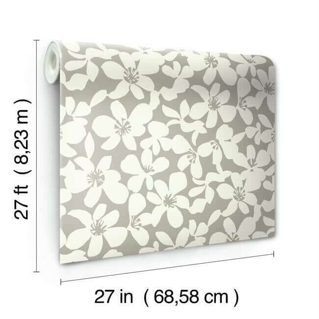 free-spirit-wallpaper-mocha-york-wallcoverings-bo6681 - York Wallcoverings Wallpaper