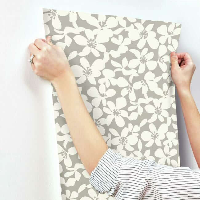 free-spirit-wallpaper-mocha-york-wallcoverings-bo6681 - York Wallcoverings Wallpaper