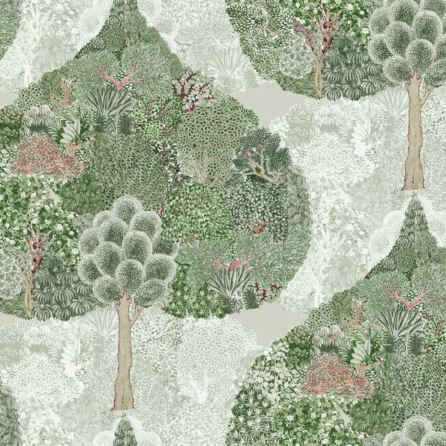 mystic-forest-wallpaper-green-coral-york-wallcoverings-bo6702