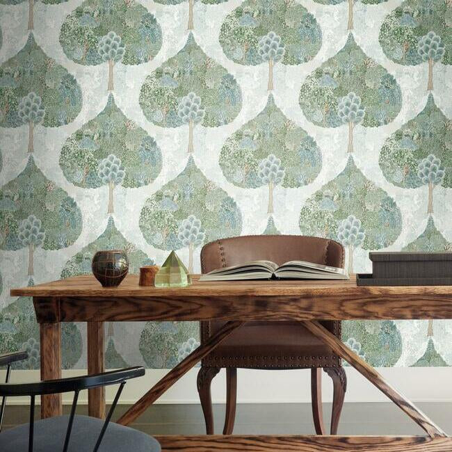 mystic-forest-wallpaper-green-teal-york-wallcoverings-bo6701