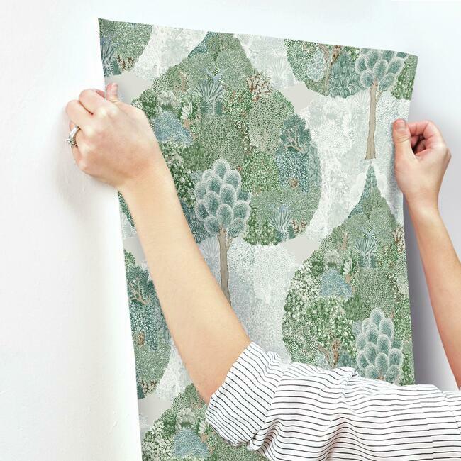 mystic-forest-wallpaper-green-teal-york-wallcoverings-bo6701