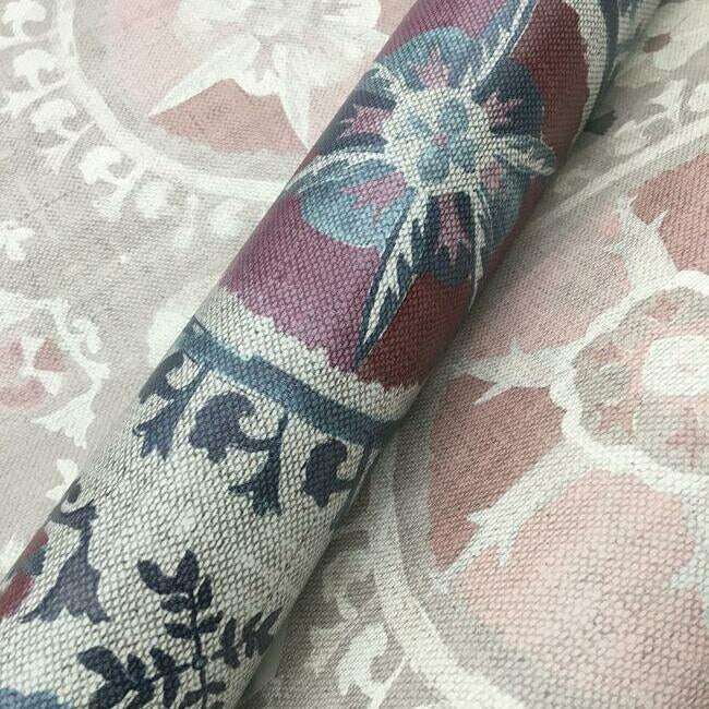 fleurus-wallpaper-redblue-york-wallcoverings-ch1430 - York Wallcoverings Wallpaper