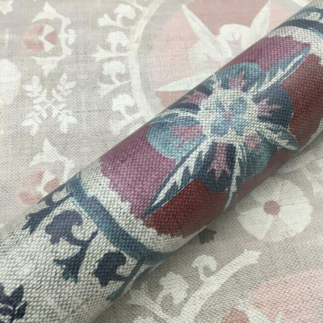 fleurus-wallpaper-redblue-york-wallcoverings-ch1430 - York Wallcoverings Wallpaper