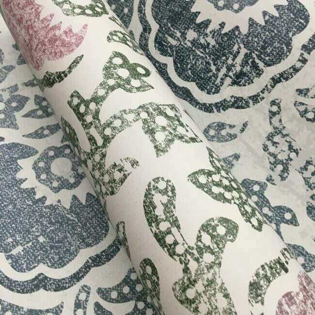 fontaine-blue-grey-wallpaper-york-wallcoverings-ch1441 - York Wallcoverings Wallpaper