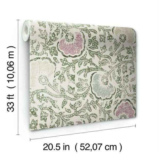 Fontaine Multicolor Wallpaper - York Wallcoverings - CH1440 - York Wallcoverings Wallpaper