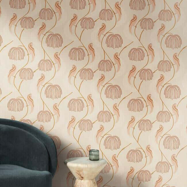 blaise-light-pink-wallpaper-york-wallcoverings-ch1436 - York Wallpaper Wallpaper