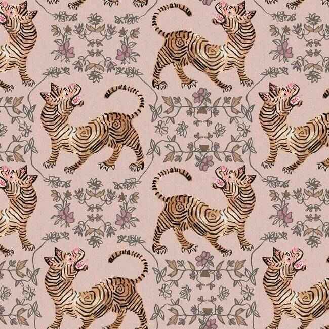 Ferrandi Light Pink Wallpaper - York Wallcoverings - CH1420