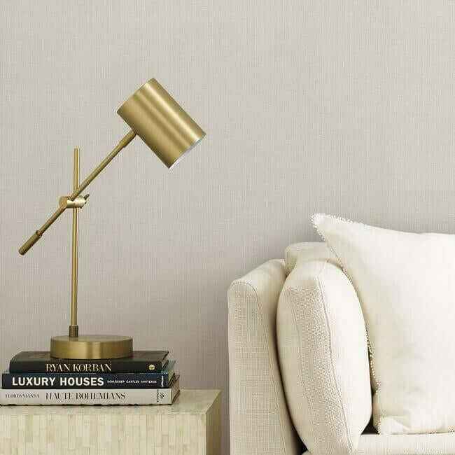 Gossamer Woven Linen Wallpaper - York Wallcoverings - DD3772 - York Wallcoverings Wallpaper