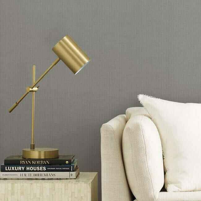 Gossamer Woven Silver & Blue Wallpaper - York Wallcoverings - DD3775 - York Wallcoverings Wallpaper