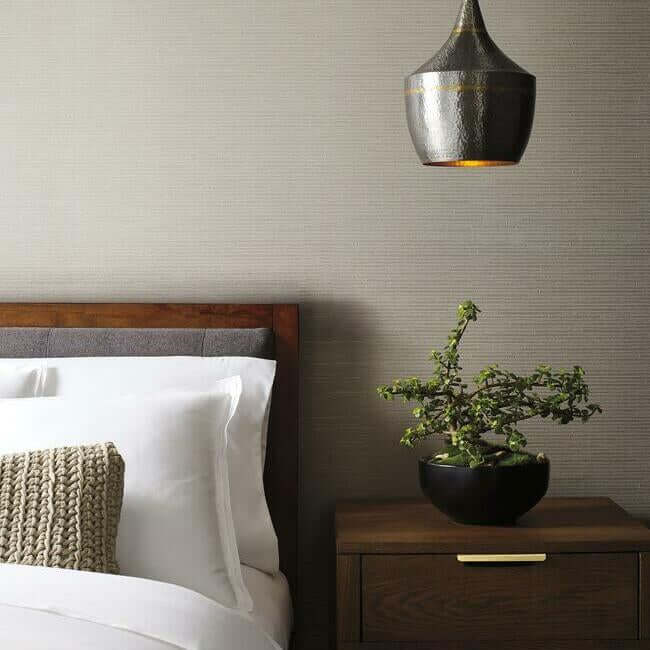 ribbon-bamboo-silver-metallic-wallpaper-york-wallcoverings-dd3832 - York Wallpaper Wallpaper