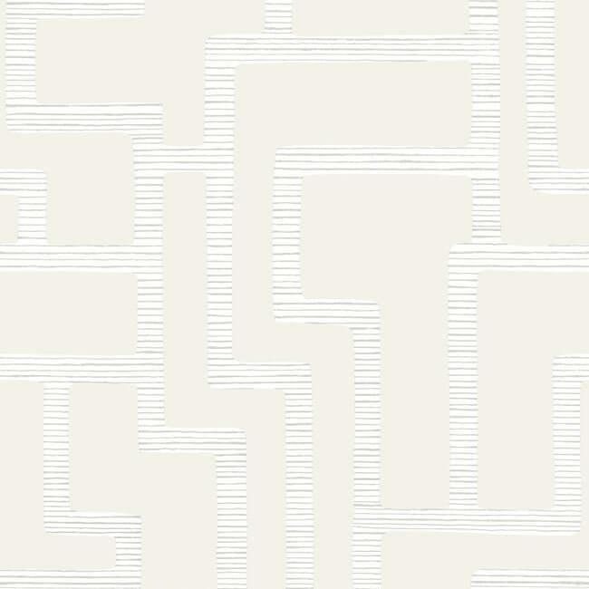 graphic-polyomino-pearl-wallpaper-york-wallcoverings-bw3832 - York Wallcoverings Wallpaper