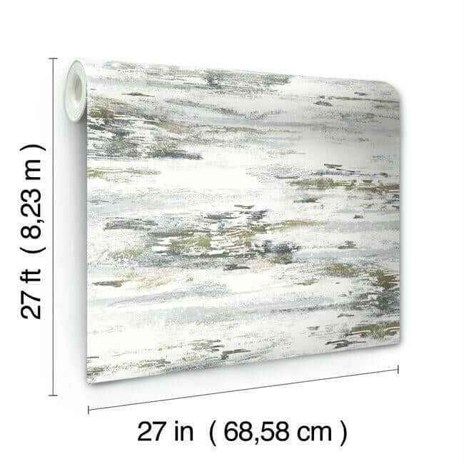 Birch Bark Texture Black & Gold Wallpaper - York Wallcoverings - BW3961 - York Wallcoverings Wallpaper