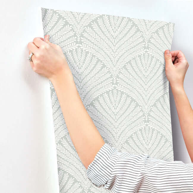 beachcomber-green-white-wallpaper-york-wallcoverings-mn1871 - York Wallcoverings Wallpaper