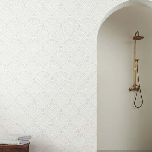 beachcomber-light-grey-white-wallpaper-york-wallcoverings-mn1874 - York Wallcoverings Wallpaper