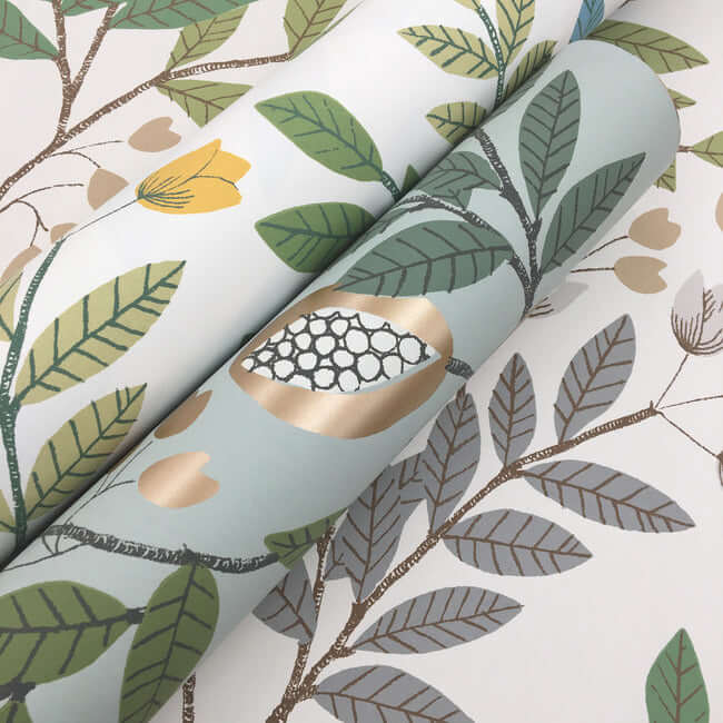 eden-retreat-white-multi-wallpaper-york-wallcoverings-mn1841 - York Wallcoverings Wallpaper