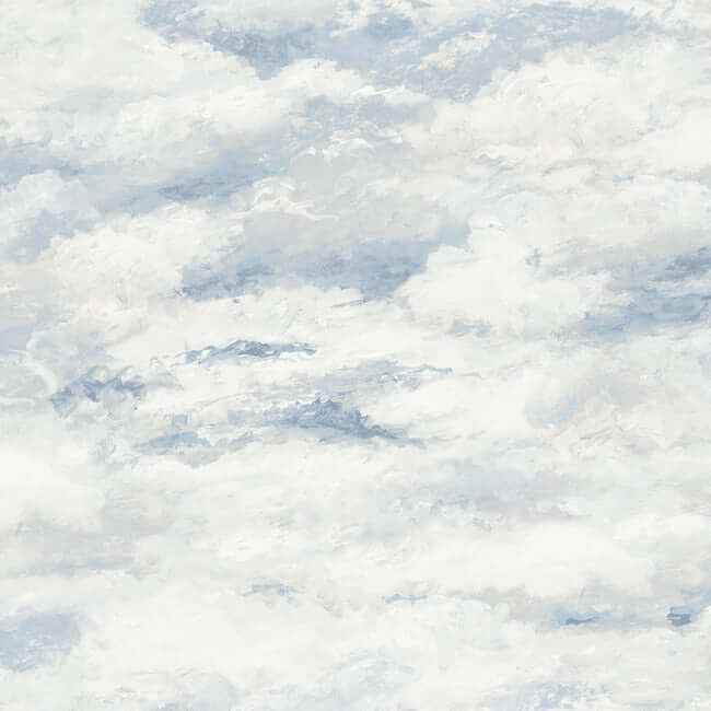 Plein Air Blue Wallpaper - York Wallcoverings - MN1812 - York Wallcoverings Wallpaper