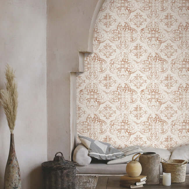 quartet-off-white-tan-wallpaper-york-wallcoverings-mn1892 - York Wallcoverings Wallpaper
