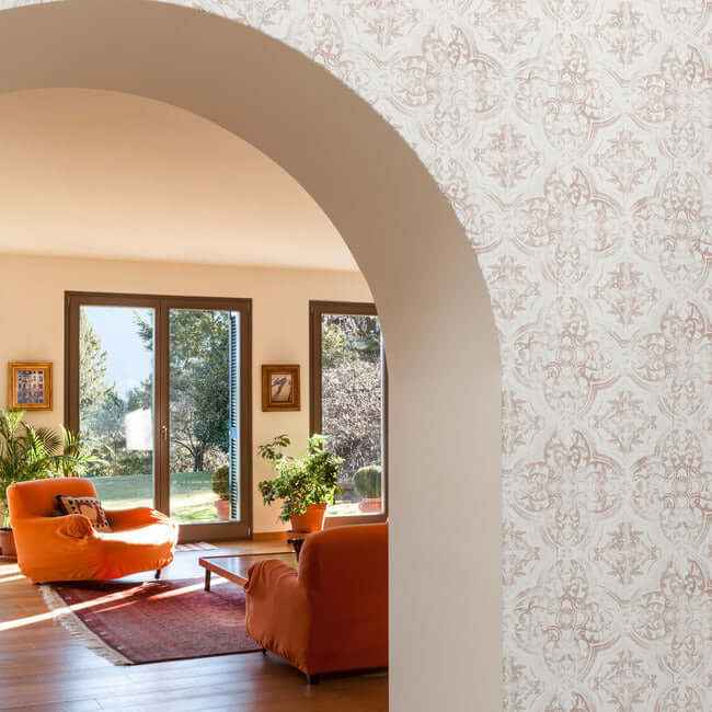 Quartet Off White & Tan Wallpaper - York Wallcoverings - MN1892 - York Wallcoverings Wallpaper