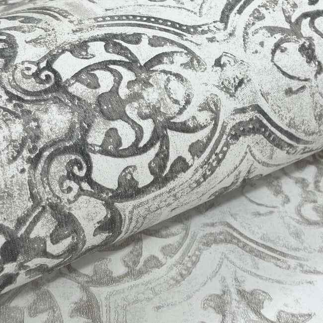 Quartet White & Neutral Wallpaper - York Wallcoverings - MN1893 - York Wallcoverings Wallpaper