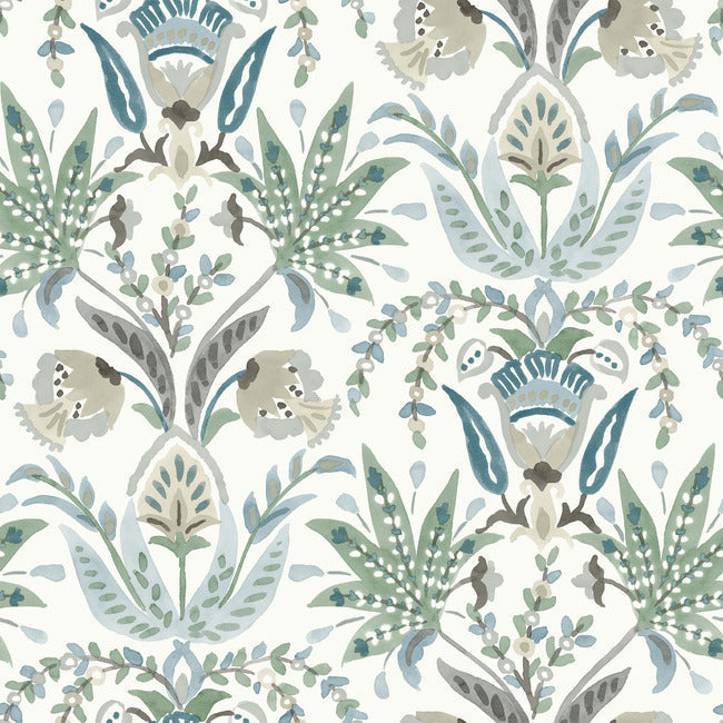 seaside-jacobean-wallpaper-white-green-blue-york-wallcoverings-mn1910