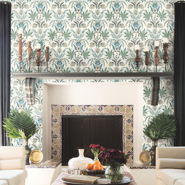 seaside-jacobean-wallpaper-white-green-blue-york-wallcoverings-mn1910