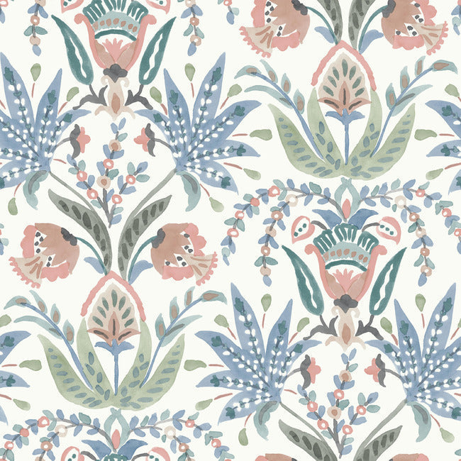 seaside-jacobean-wallpaper-white-pink-blue-york-wallcoverings-mn1912