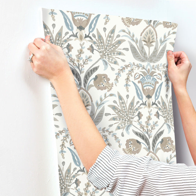 seaside-jacobean-wallpaper-white-taupe-blue-york-wallcoverings-mn1915