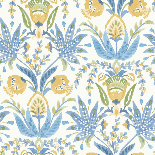 seaside-jacobean-wallpaper-white-yellow-blue-york-wallcoverings-mn1913