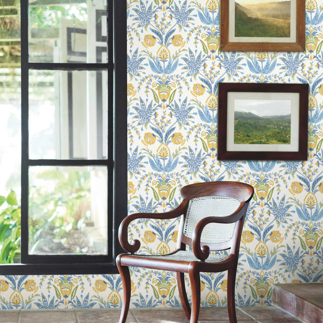 seaside-jacobean-wallpaper-white-yellow-blue-york-wallcoverings-mn1913