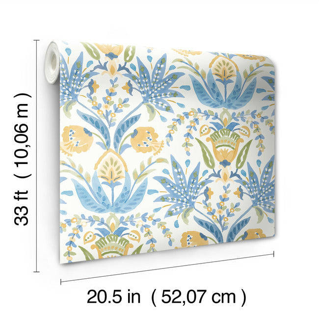seaside-jacobean-wallpaper-white-yellow-blue-york-wallcoverings-mn1913