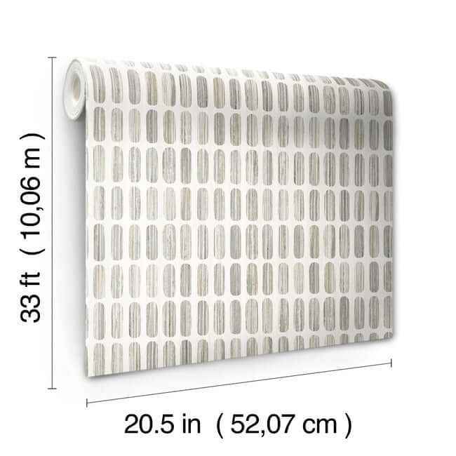 Petite Pergola Grey & Taupe Wallpaper - York Wallcoverings - MN1941 - York Wallcoverings Wallpaper