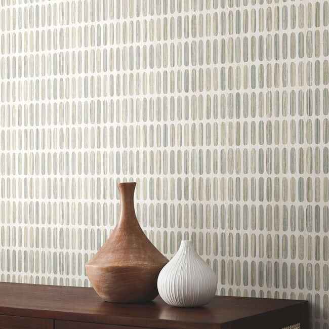 Petite Pergola Neutral Wallpaper - York Wallcoverings - MN1940 - York Wallcoverings Wallpaper