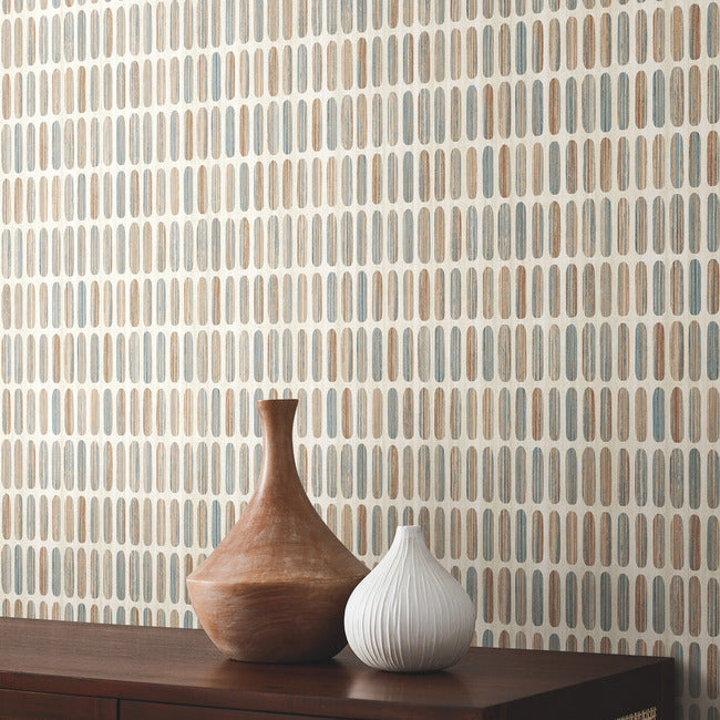 petite-pergola-wallpaper-terracotta-york-wallcoverings-mn1944 - York Wallcoverings Wallpaper