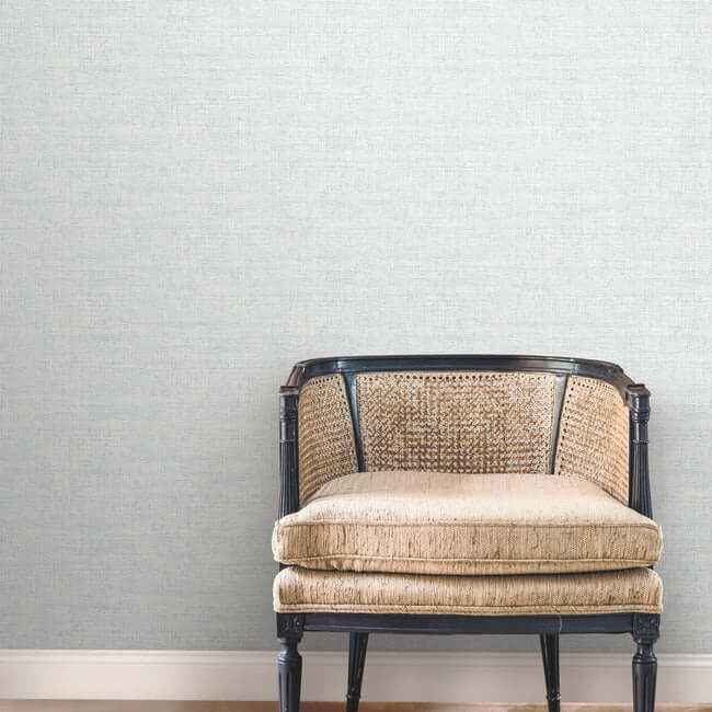 Papyrus Weave Blue Wallpaper - York Wallcoverings - MN1931 - York Wallcoverings Wallpaper
