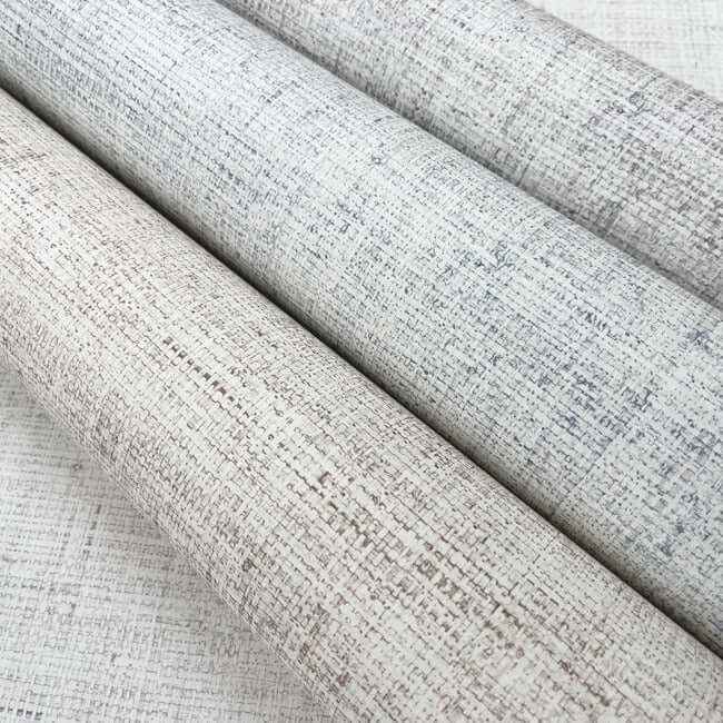 Papyrus Weave Grey Wallpaper - York Wallcoverings - MN1933 - York Wallcoverings Wallpaper