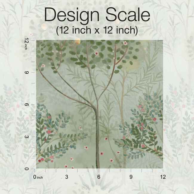 Orchard Green Wallpaper - York Wallcoverings - MN1823 - York Wallcoverings Wallpaper