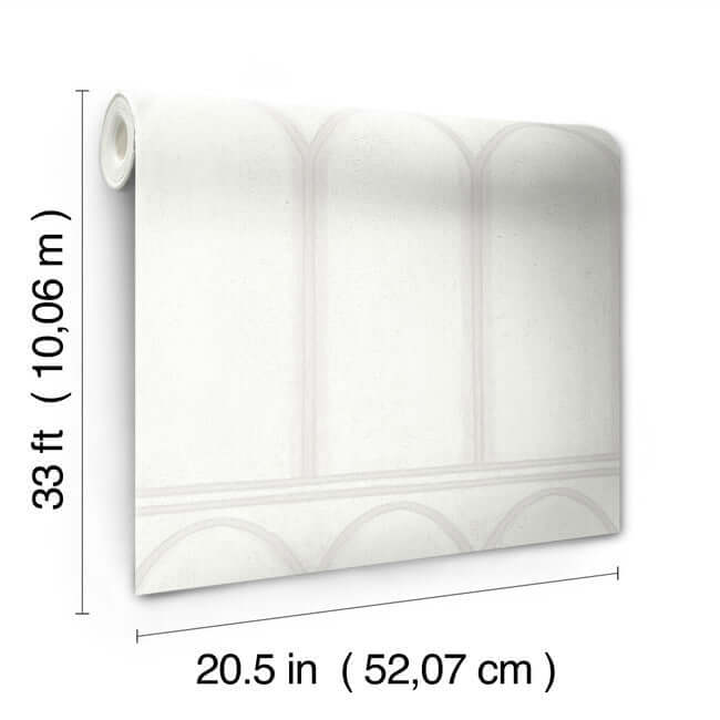 arches-white-pearl-wallpaper-york-wallcoverings-mn1830 - York Wallcoverings Wallpaper