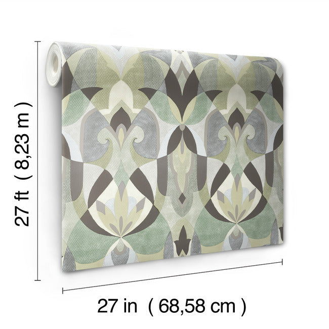 malta-wallpaper-green-glint-york-wallcoverings-mn1922